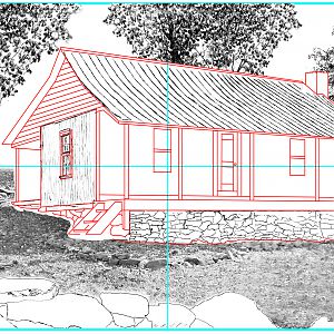 Cabin Drawing