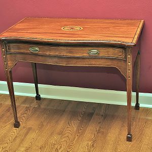 Federal Style Bow Front Table