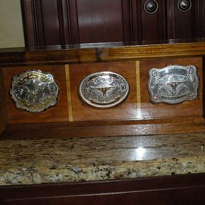 Triathlon Belt Buckle Display