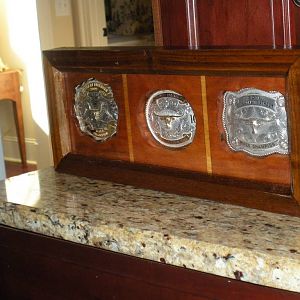 Triathlon Belt Buckle Display