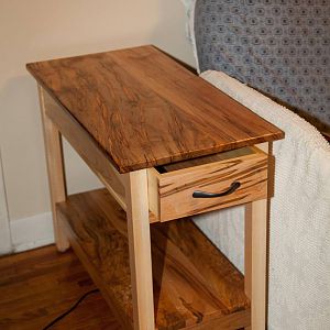 Wormy maple table