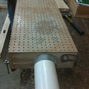 Benchtop Down-Draft Table