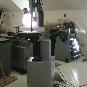 Re-motored bandsaw