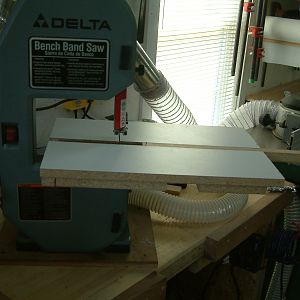 Small Circle Cutting Jig for bench top Bandsaw