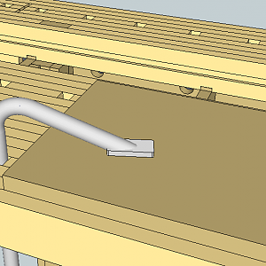 Sketchup model of a holdfast