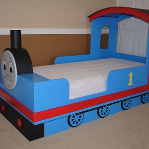 Train bed - side view