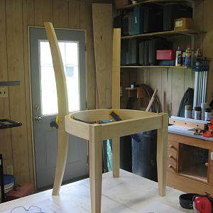 Chair frame assy