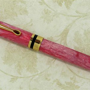 Pearlescent Pink Fountain Pen with Stylus