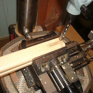 cross vice for mortising