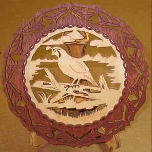 Wildlife Collector Plate - Quail