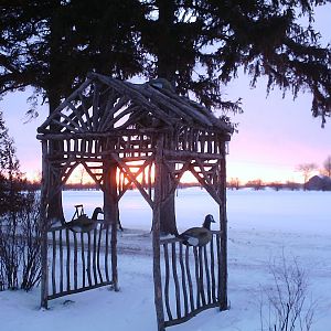 rustic arbor