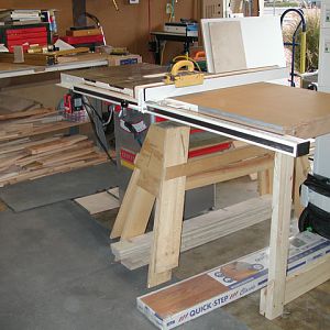 Table saw extension