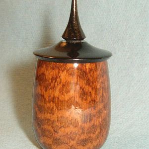 Snakewood & Ebony Box 3"