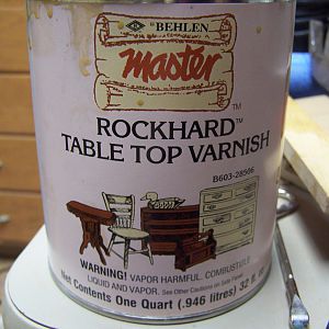 BCT15 - Rockhard Table Top Varnish