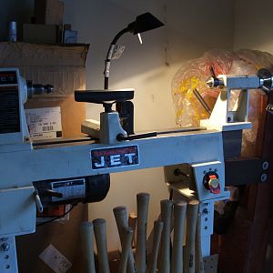 Lathe Bed Extension, shop-made