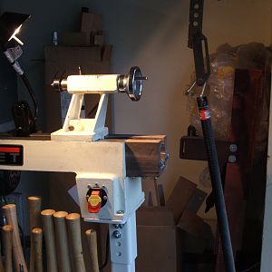 Lathe Bed Extension - right view