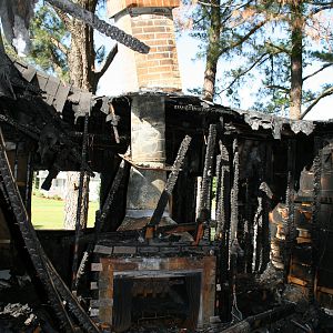 Our Burnt Down Home!