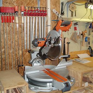 Ridgid 12" compound sliding miter saw