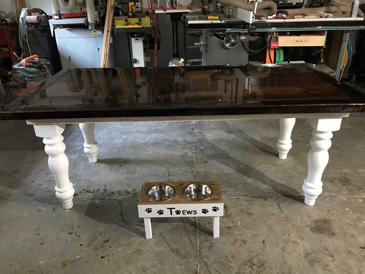 _Barnwood table and matching doggie diner 2.jpg