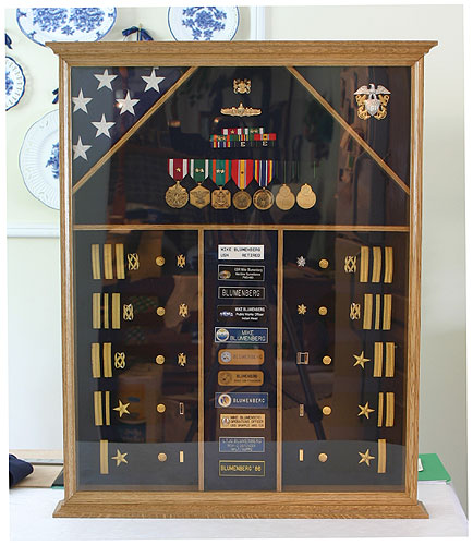 Military Retirement Shadow Box Nc Woodworker
