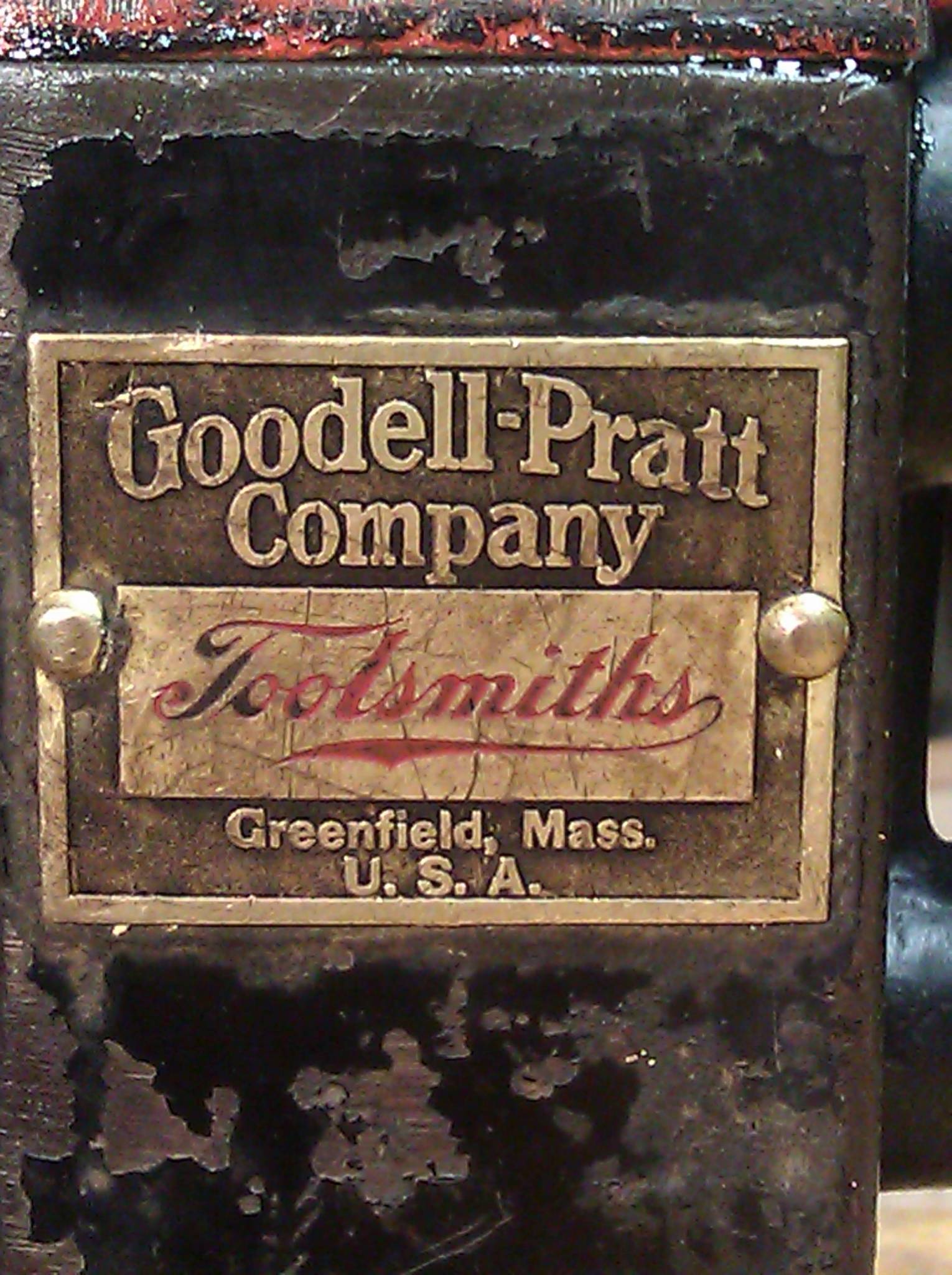 1.Goodell Pratt Model 485 Crank Grinder