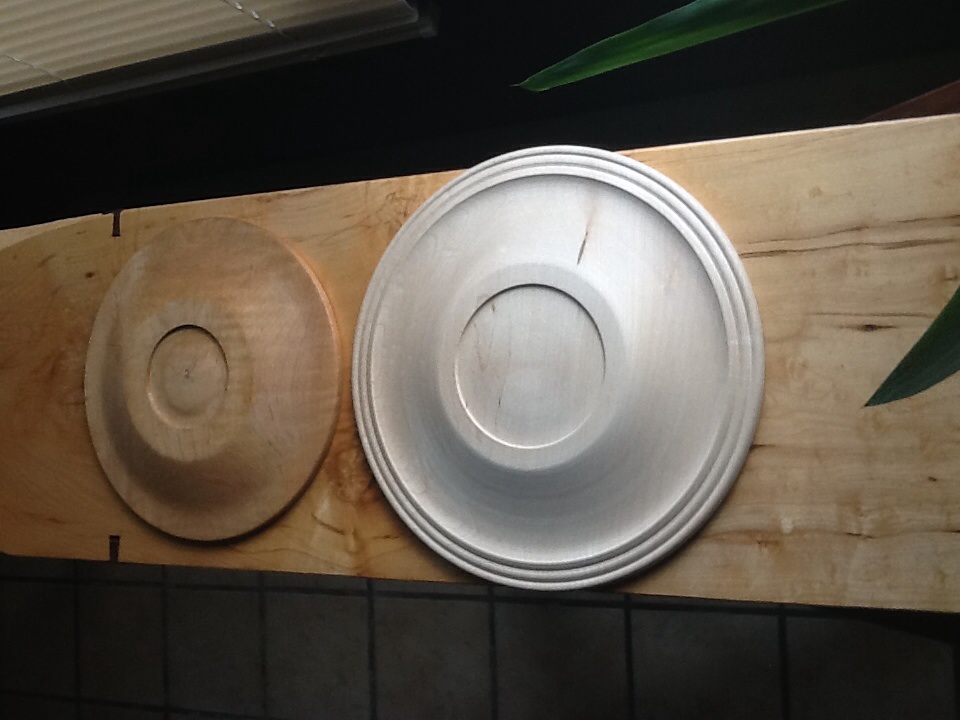 12 inch maple plates