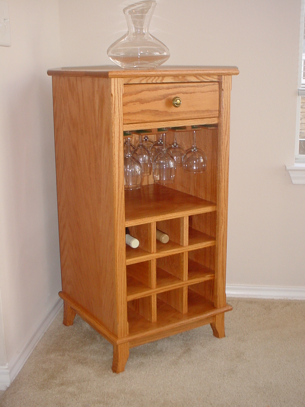 14.) Completed Wine Rack
