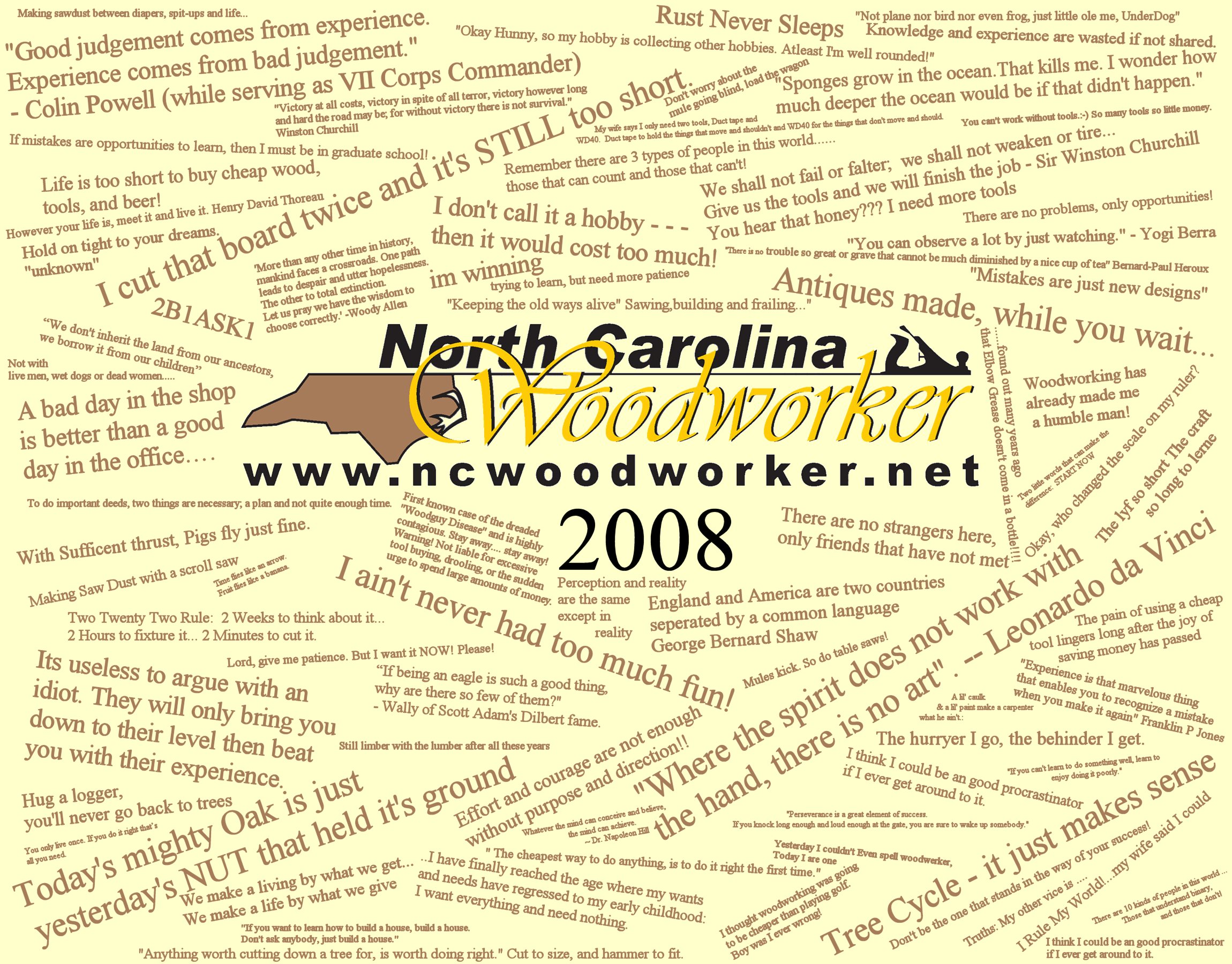 2008 NCWW Calendar Cover