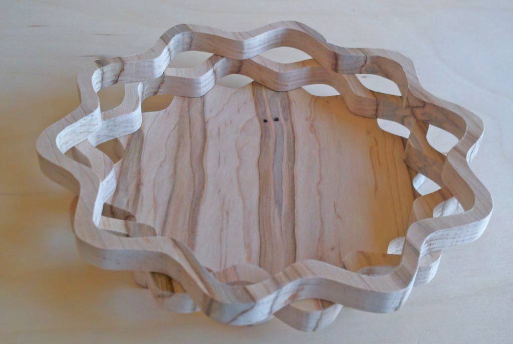 A. Maple bowl 3rd layer angled view