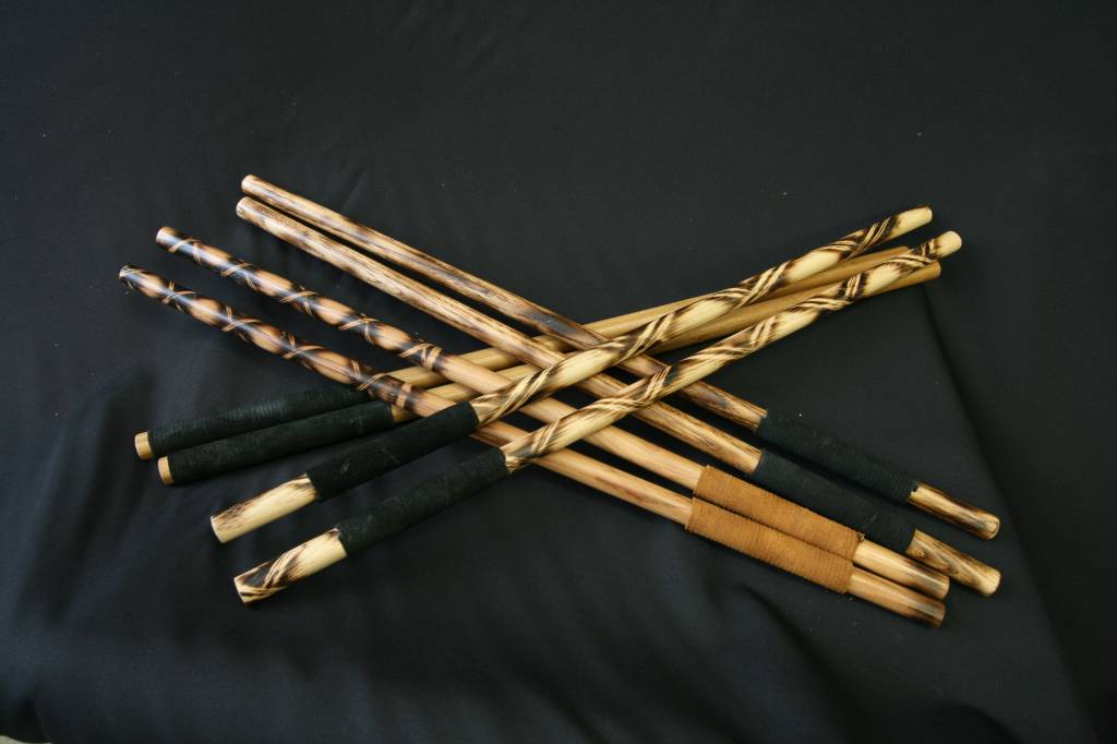 Aisok sticks for Jujutsu class