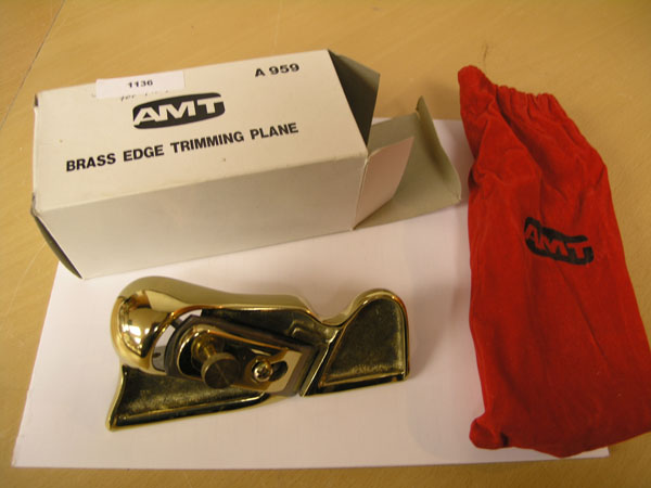 AMT brass edge-trimming plane