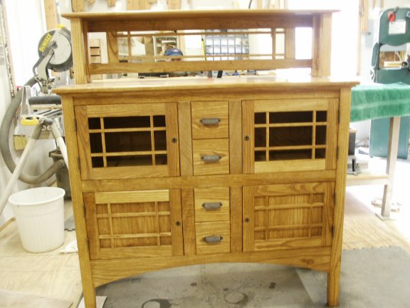 arts and crafts repro sideboard