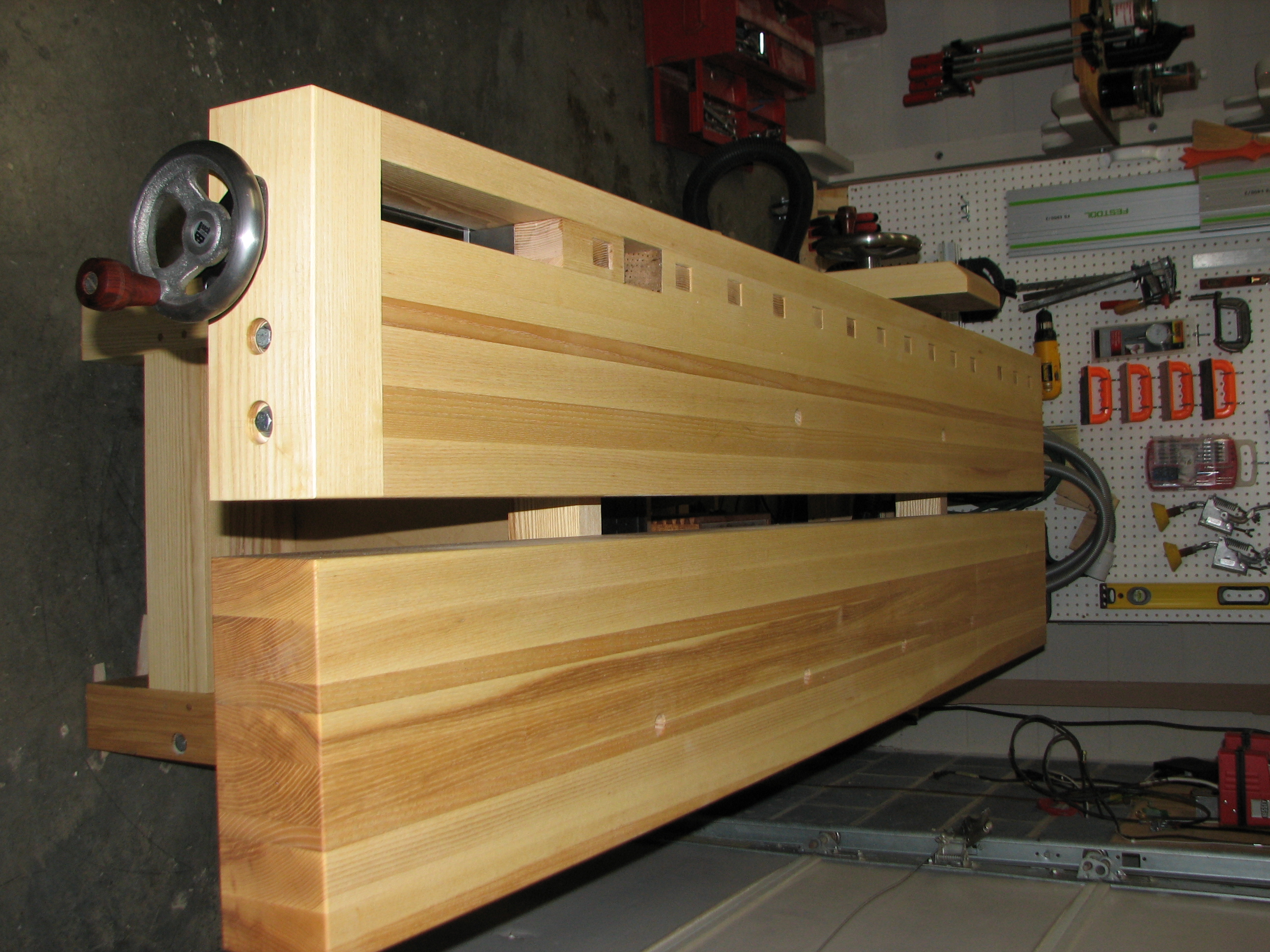 Benchcrafted Roubo Workbench End View