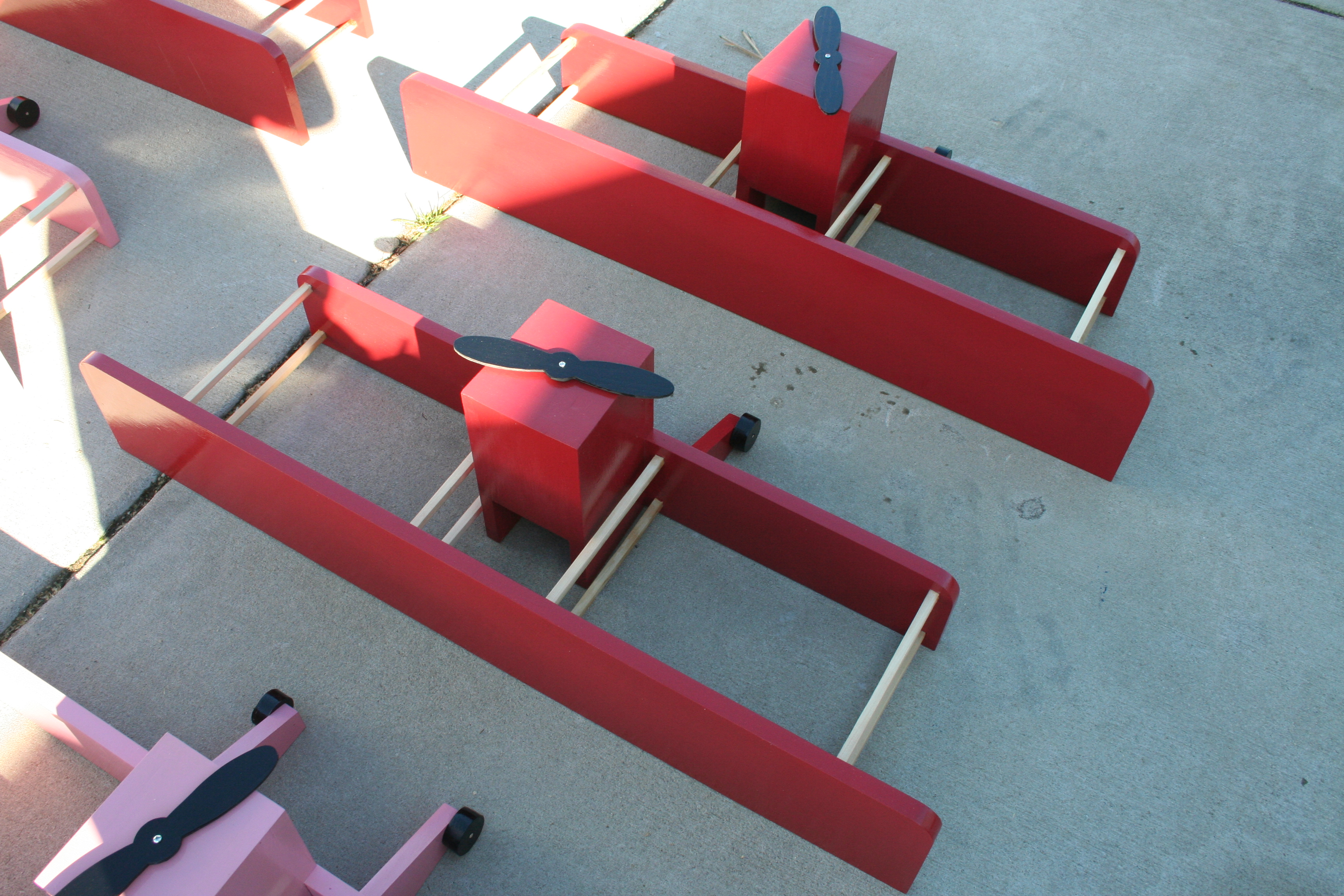 Biplane Shelves from the top
