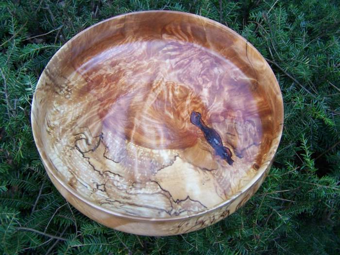Birch burl bowl
