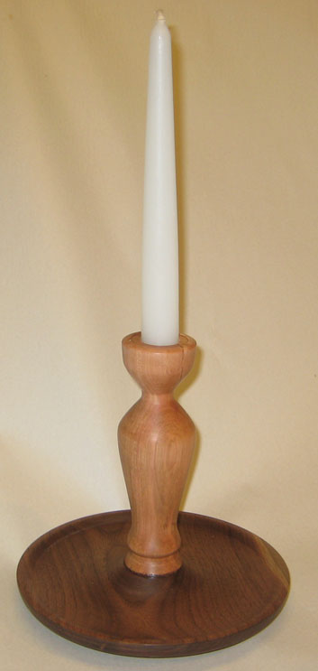 Candle Holder - Walnut & Dogwood