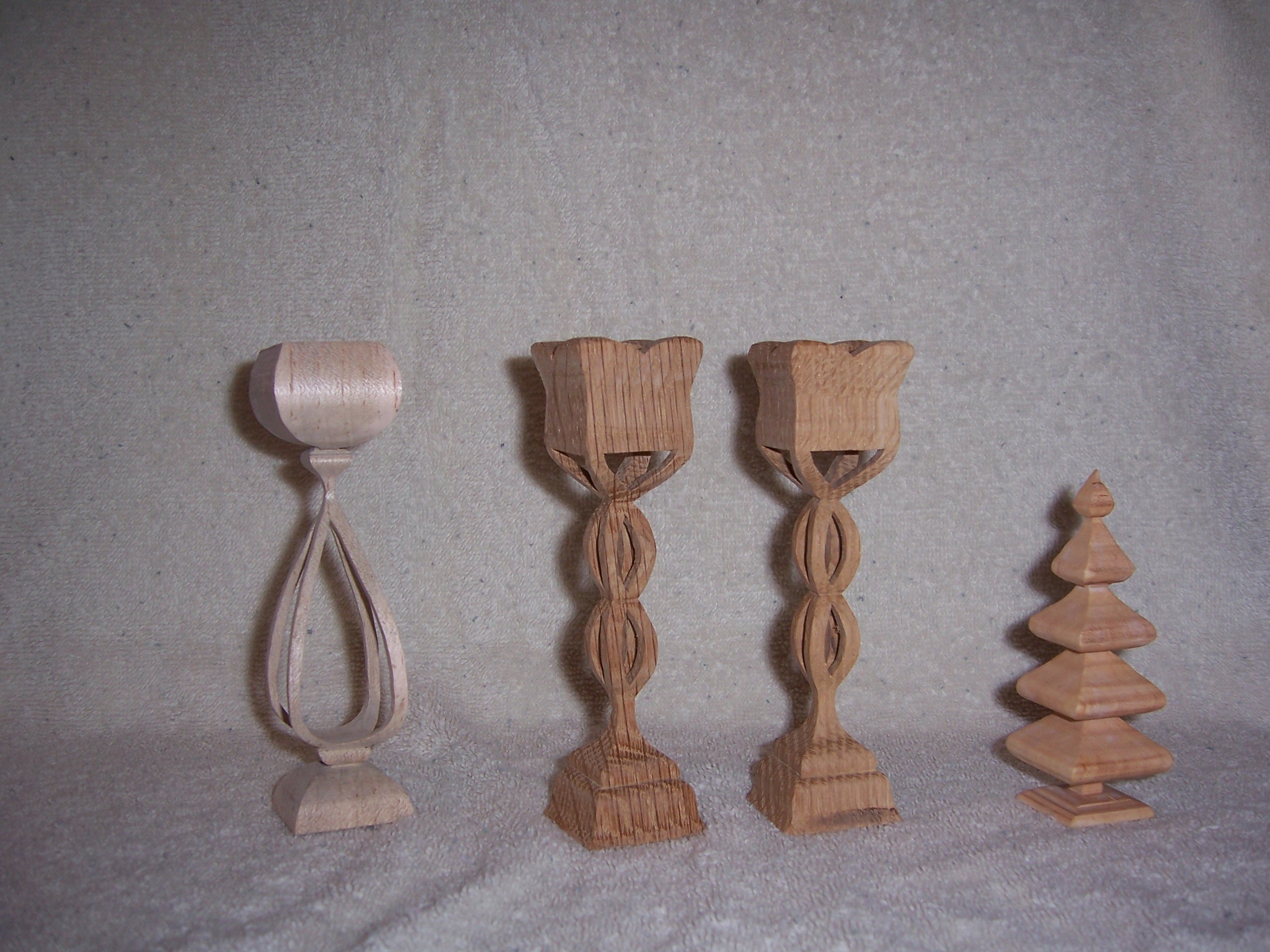 Candlesticks and tree