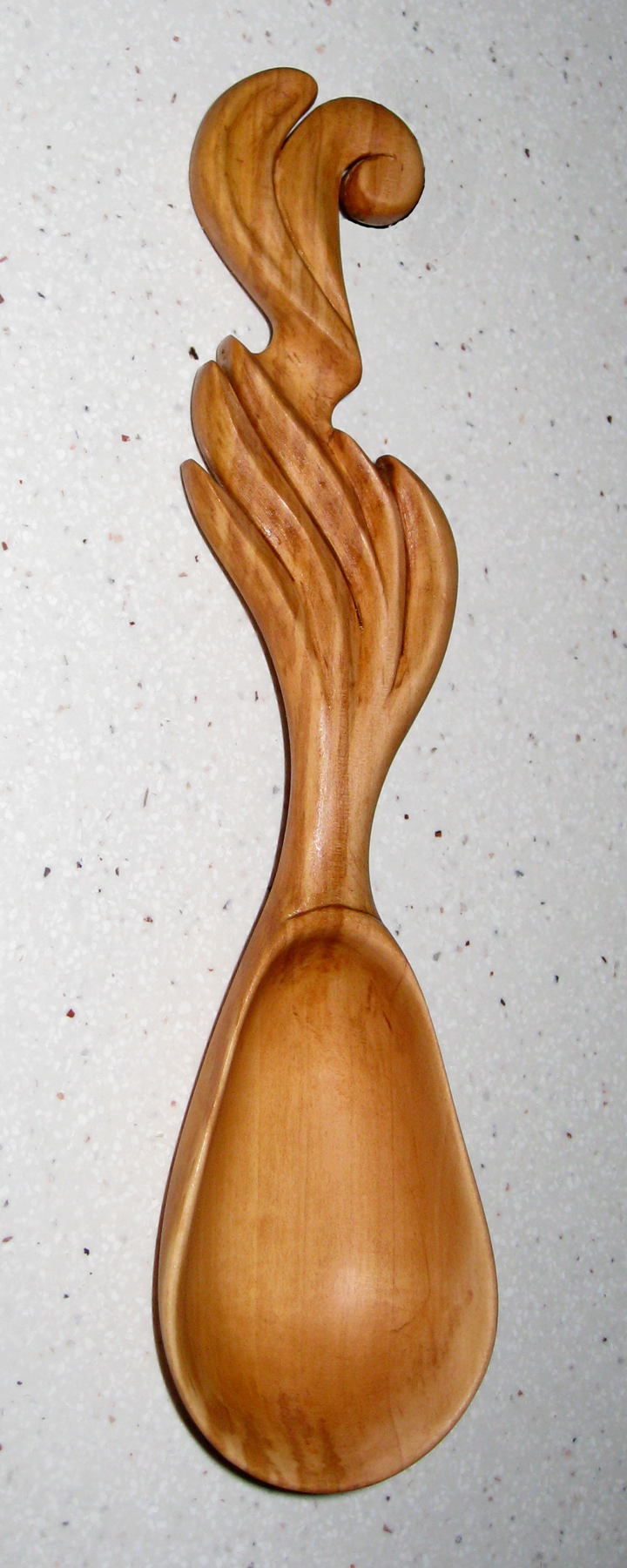 Carved spoon in Pear