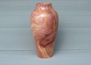 Cedar vase
