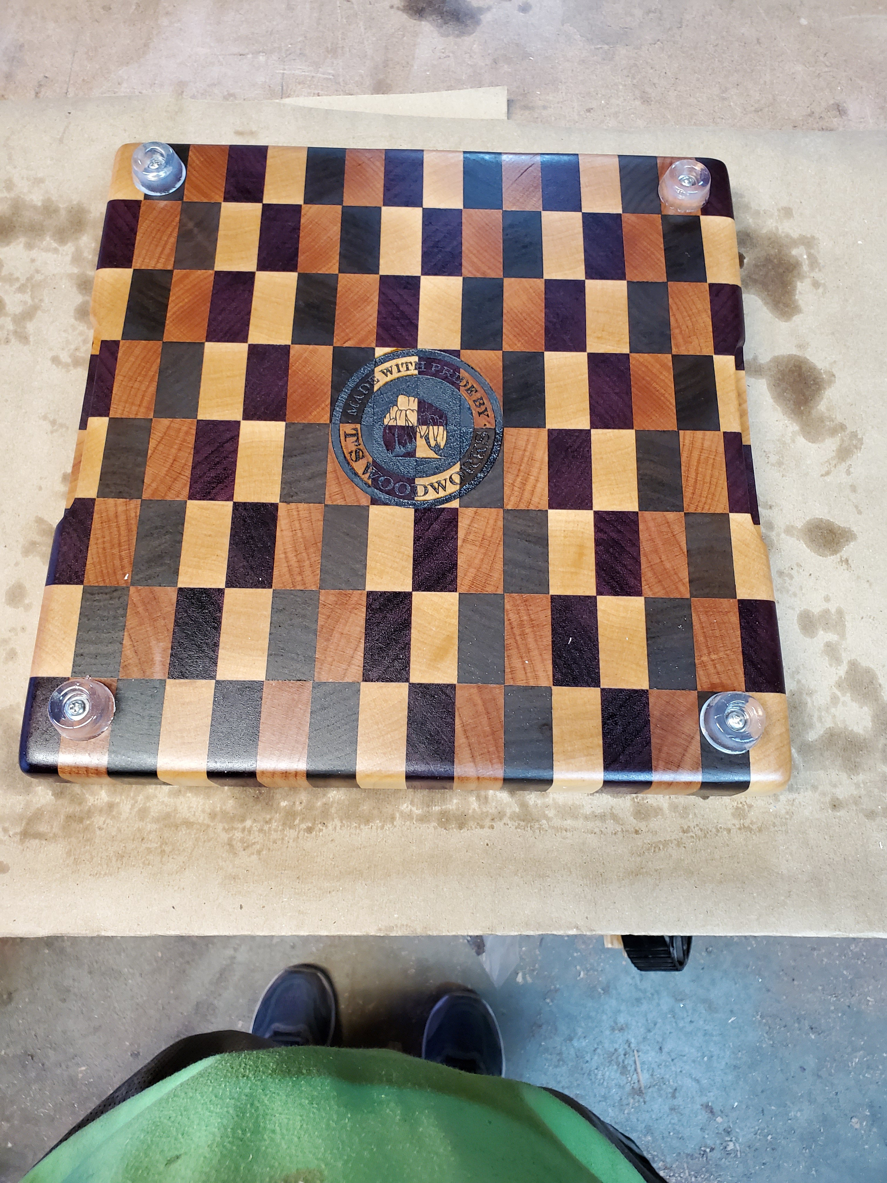 Checkered Endgrain Cutting Board