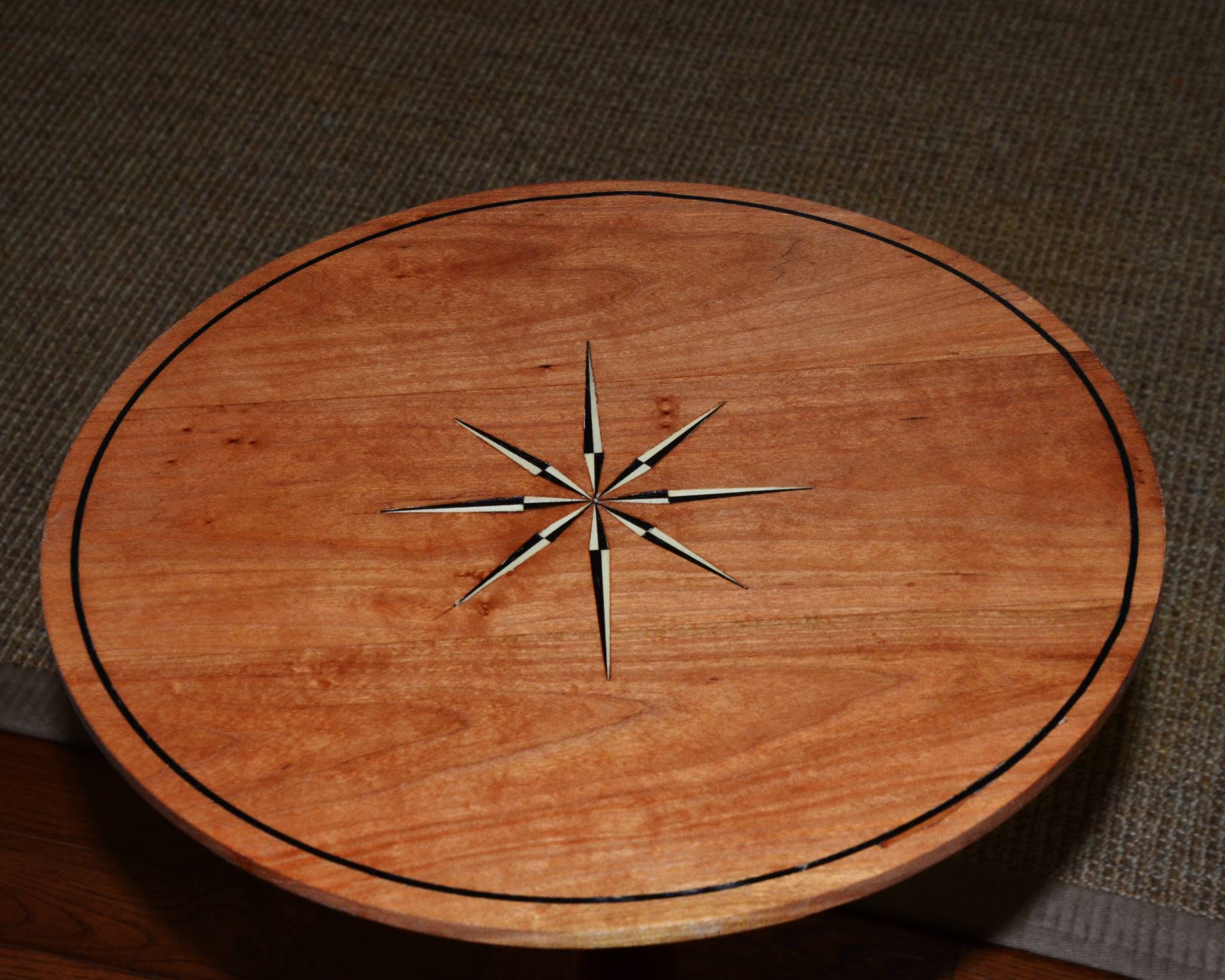 Cherry inlayed table