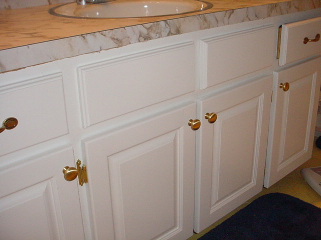 Completed Bathroom Doors and Drawers