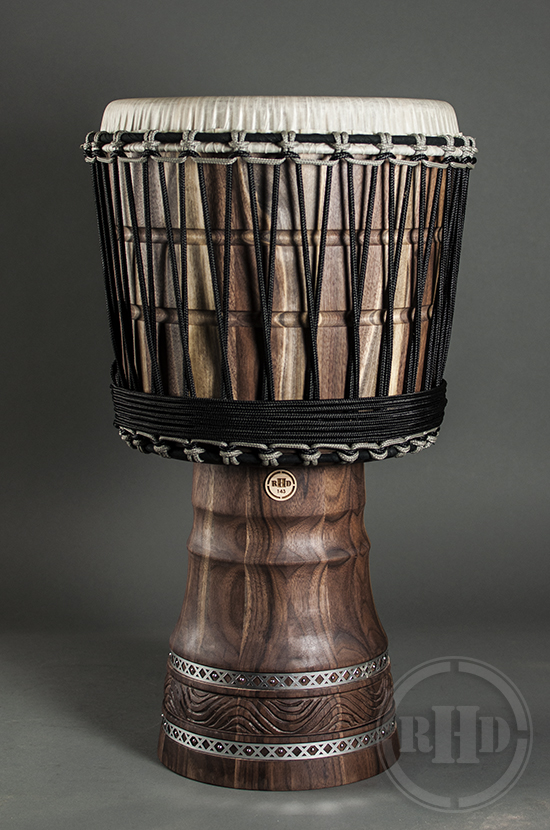 Custom Walnut wood Djembe - Hand Drum