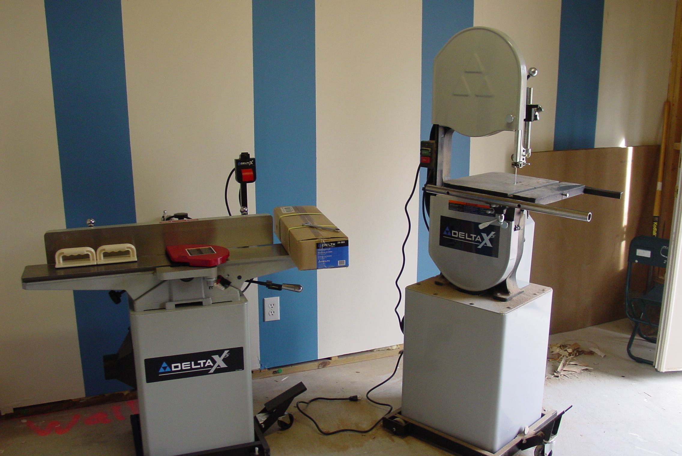 Delta X5 Bandsaw and X5 Jointer
