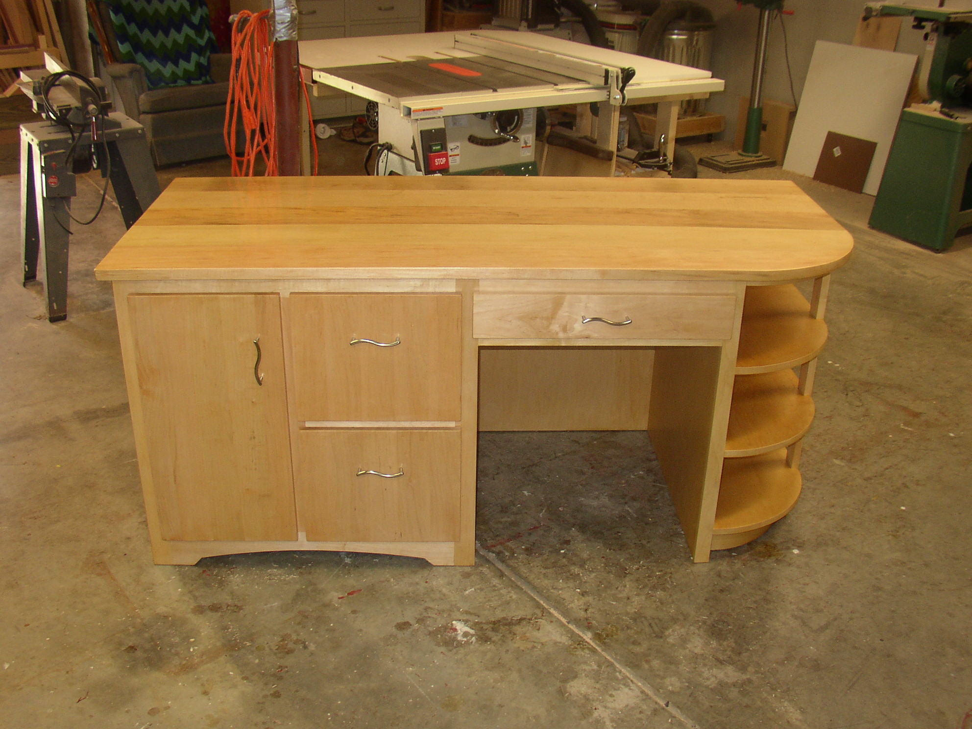Finished Maple desk