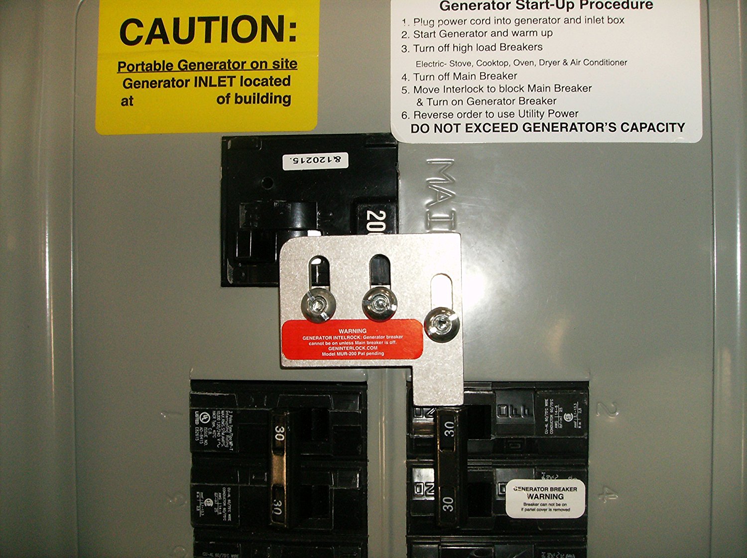 Generator Interlock