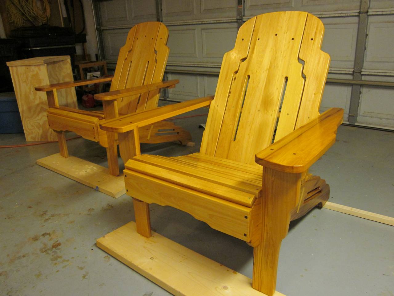 Greene and Greene Adirondak chairs