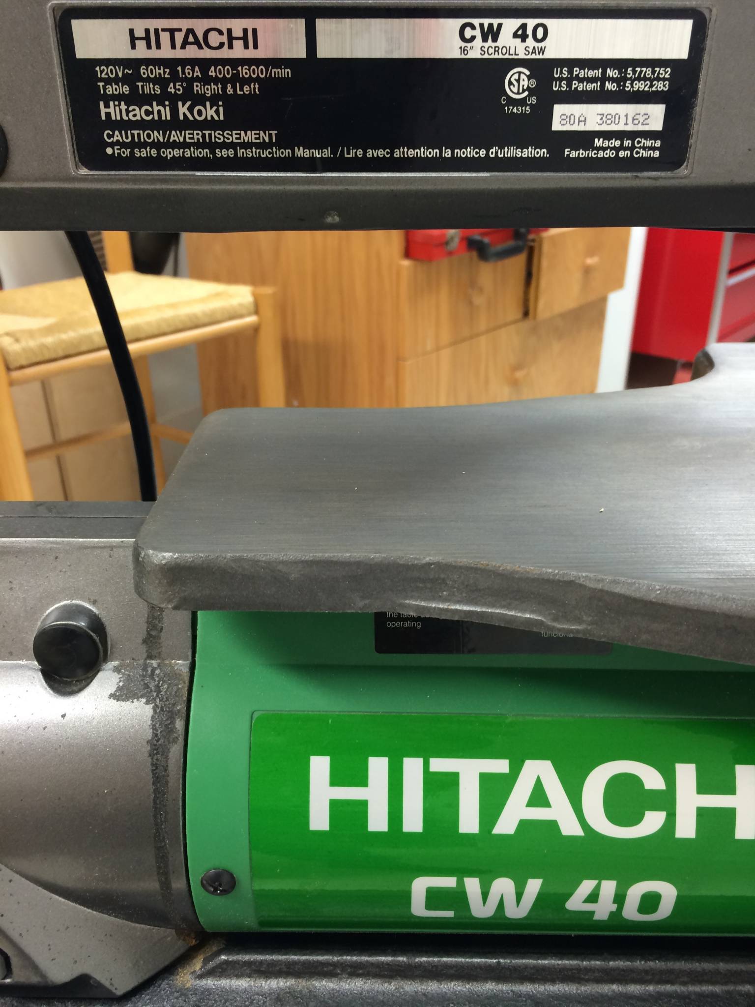 Hitachi CW40 Scroll Saw for sale