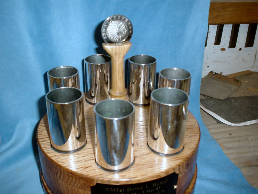 Muzzle Clamp Shot Glass Stand