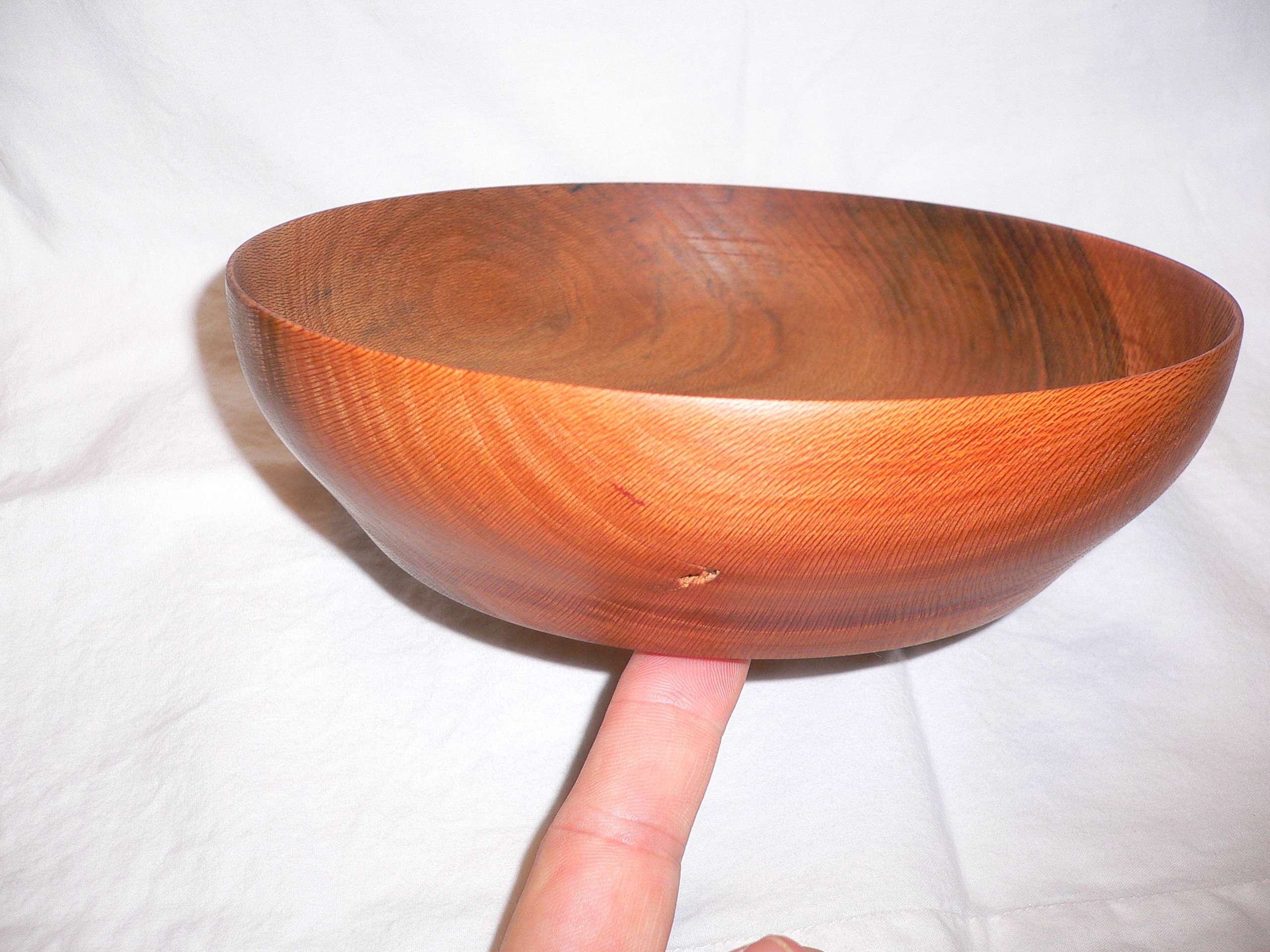 Newly turned Sycamore bowl